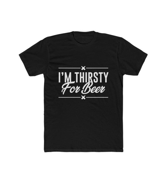 Men's Polyester Printed Round Neck Short Sleeve T-Shirt (Black)