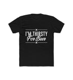 Men's Polyester Printed Round Neck Short Sleeve T-Shirt (Black)
