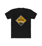 Men's Polyester Printed Round Neck Short Sleeve T-Shirt (Black)