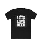 Men's Polyester Printed Round Neck Short Sleeve T-Shirt (Black)