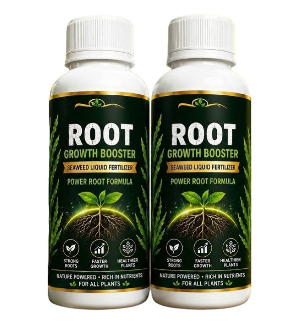 Pack of 2 Root Growth Booster Seaweed Liquid Fertilizer Bottles - 100 ML