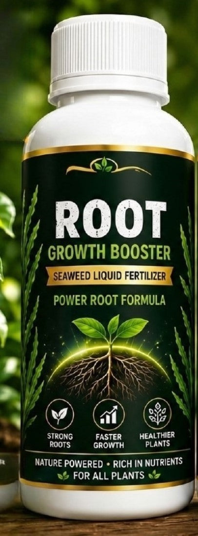 Pack of 2 Root Growth Booster Seaweed Liquid Fertilizer Bottles - 100 ML