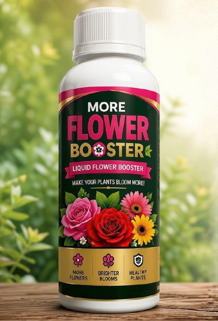 Pack of 2 Flower Growth Booster Liquid Fertilizer Bottles - 100 ML