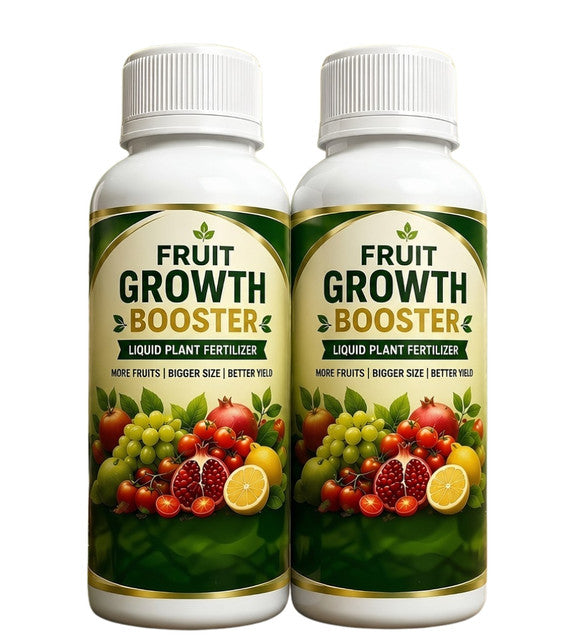 Pack of 2 Fruit Growth Booster Liquid Plant Fertilizer Bottles - 100 ML