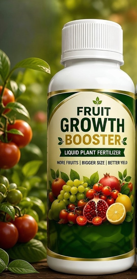 Pack of 2 Fruit Growth Booster Liquid Plant Fertilizer Bottles - 100 ML