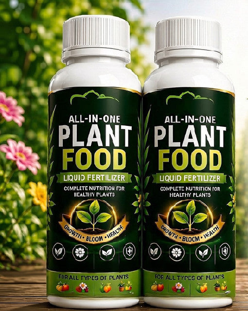 Pack of 2 All-in-One Plant Food Liquid Fertilizer Bottles - 100 ML