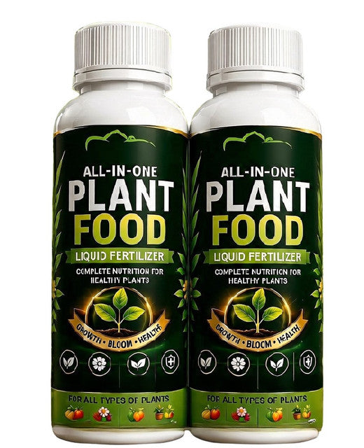 Pack of 2 All-in-One Plant Food Liquid Fertilizer Bottles - 100 ML
