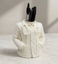 Plastic Female Medical Pen Holder (White)