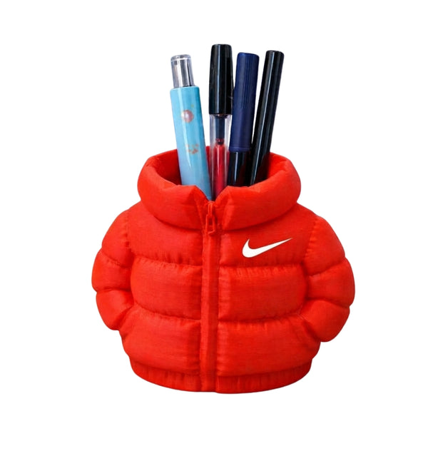 Plastic Nike Puffer Jacket Pen Holder (Multicolor)