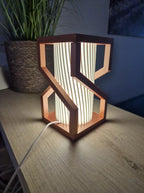Plastic Modern Copper LED Lamp (Multicolor)
