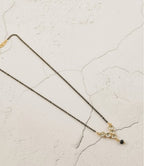Women's Brass Gold Plated Multi-Crystal Mangalsutra (Multicolor)-PID68278