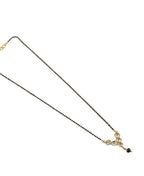 Women's Brass Gold Plated Multi-Crystal Mangalsutra (Multicolor)-PID68278