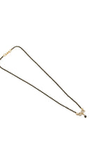 Generic Women's Brass Gold Plated Dual Crystal Mangalsutra (Multicolor)-PID68282
