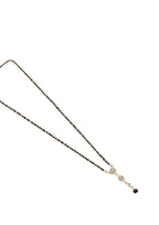 Generic Women's Brass Gold Plated Cascading Crystal Mangalsutra (Multicolor)-PID68284