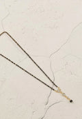 Generic Women's Brass Gold Plated Cascading Crystal Mangalsutra (Multicolor)-PID68284