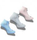 Pack of 3 Unisex Bamboo Blend Solid Low Cut Socks (Multicolor)