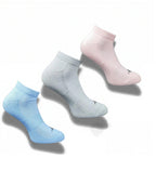 Pack of 3 Unisex Bamboo Blend Solid Low Cut Socks (Multicolor)