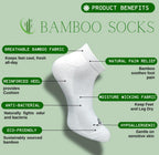 Pack of 3 Unisex Bamboo Blend Solid Low Cut Socks (Multicolor)