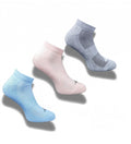 Pack of 3 Unisex Bamboo Blend Solid Low Cut Socks (Multicolor)