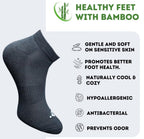 Pack of 3 Unisex Bamboo Blend Solid Low Cut Socks (Multicolor)