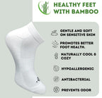 Pack of 3 Unisex Bamboo Blend Solid Low Cut Socks (Multicolor)