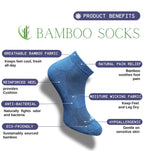 Pack of 3 Unisex Bamboo Blend Solid Low Cut Socks (Multicolor)