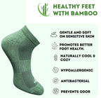 Pack of 3 Unisex Bamboo Blend Solid Low Cut Socks (Multicolor)