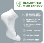 Pack of 3 Unisex Bamboo Blend Solid Low Cut Socks (Multicolor)
