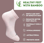 Pack of 3 Unisex Bamboo Blend Solid Low Cut Socks (Multicolor)