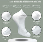 Pack of 3 Unisex Bamboo Blend Solid Low Cut Socks (Multicolor)