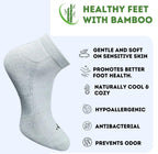 Pack of 3 Unisex Bamboo Blend Solid Low Cut Socks (Multicolor)