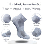 Pack of 3 Unisex Bamboo Blend Solid Low Cut Socks (Multicolor)