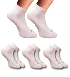 Pack of 3 Unisex Bamboo Blend Solid Low Cut Socks (Light Peach)