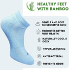 Pack of 3 Unisex Bamboo Blend Solid Low Cut Socks (Multicolor)