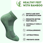 Pack of 3 Unisex Bamboo Blend Solid Low Cut Socks (Multicolor)