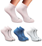 Pack of 3 Unisex Bamboo Blend Solid Low Cut Socks (Multicolor)