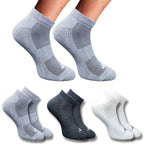 Pack of 3 Unisex Bamboo Blend Solid Low Cut Socks (Multicolor)