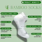 Pack of 3 Unisex Bamboo Blend Solid Low Cut Socks (Off White, Black)