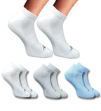 Pack of 3 Unisex Bamboo Blend Solid Low Cut Socks (Multicolor)