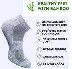 Pack of 3 Unisex Bamboo Blend Solid Low Cut Socks (Multicolor)