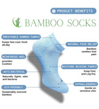 Pack of 3 Unisex Bamboo Blend Solid Low Cut Socks (Multicolor)