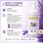 QBOTS Magnesium Body Lotion for Nightly Sleep Muscle Recovery with Lavender &amp; Chamomile | Transdermal Magnesium | Shea Butter &amp; Niacinamide | For Nightly Relaxation &amp; Skin Hydration | 250 ml